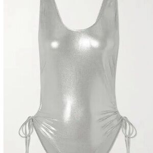 Isabel Marant Silver One Piece Swimsuit